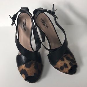 Authentic Giambattista Valli Peep Toe High Heels